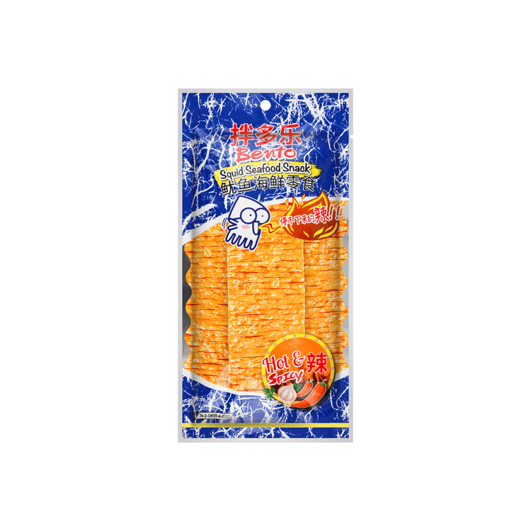 Bento Super Squid Slices 20g Shredded Instant Dried Squid Snacks – SNACKS GO