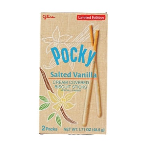 日本GLICO格力高 POCKY百奇 鹹香草奶油塗層餅乾棒 48.5g【限定口味】