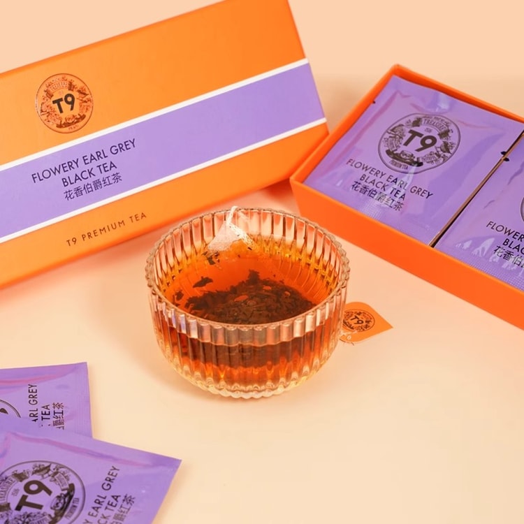 T9 Colorful Tea Bag Gift Box Floral Earl Grey Hot Brew Tea Flower