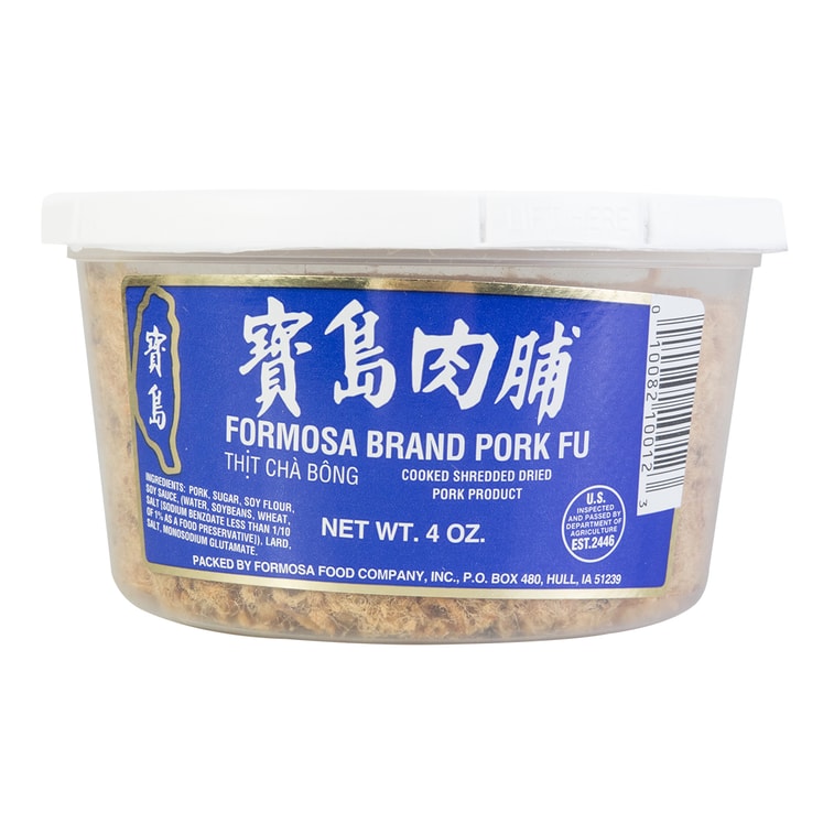 台灣寶島 肉脯 豬肉鬆 盒裝 4 oz【USDA認證】【即食/拌飯/烘焙原料】 8