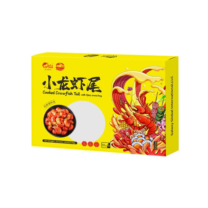 地道中国味 ⼩⻰虾尾 含秘制酱料包 18.6oz