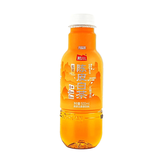 Aged Tangerine Peel White Tea,Sugar Free,16.9 fl oz【0 Sugar 0 Fat 0 Calories】