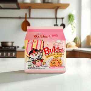 Buldak Noodles Cream Carbonara Hot Chicken Flavor Stir-Fried Ramen - 5 Packs* 4.93oz【Trending on TikTok】