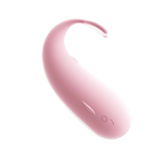 Vibrating Egg Pipi Whale, Female Erotic Insertable Masturbation Toy, App-Controlled, Pink, 1 Piece