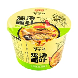 华味坊 鸡汤面叶 山菌鸡汤味 方便面速食汤 162g