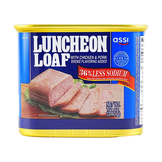 韓國ASSI 午餐肉罐頭 火腿罐頭 340g【燒烤烤肉火鍋罐頭】