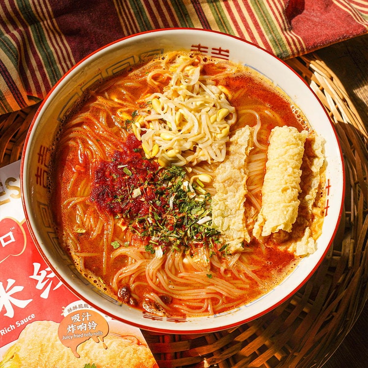 螺霸王港式肥汁米线酸辣炸酱方便米粉310g【小红书强烈推荐】 - 亚米
