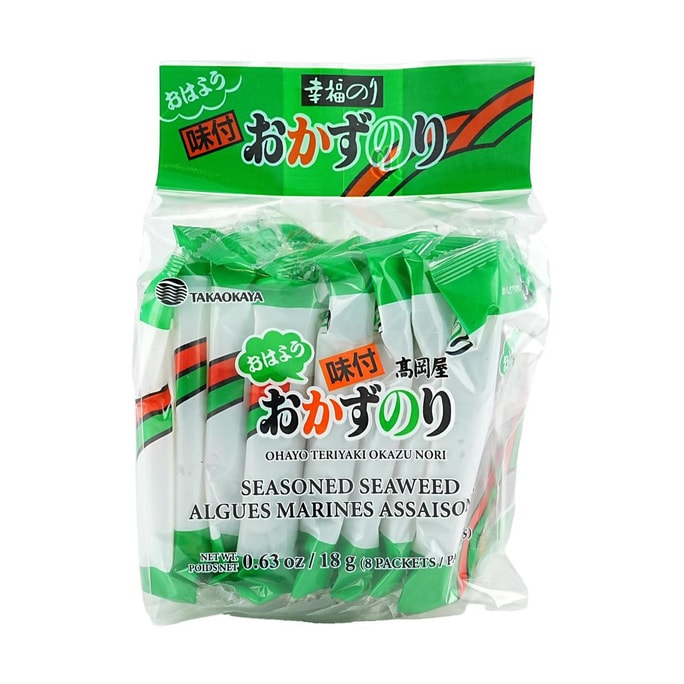 日本TAKAOKAYA高冈屋 调味海苔 18g