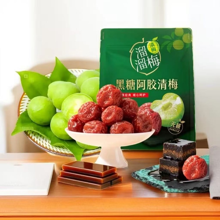 Black sugar jujube paste green plums 80g [Thick flesh, pit-free] [Artisanal Brown Sugar] 4