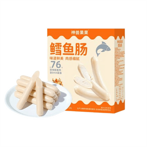 Children's DHA 76% Cod Fish Sausage, No Artificial Flavors, Large Portion For Age 1 And Up, Baby And Kids Snack, Cod Fish Sausage 300g*1 Box