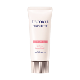 COSME Sun Shelter Tone up CC UV Primer - Base de Teint UV with Collagen and Extracts from Seaweed and White Jellyfish -
