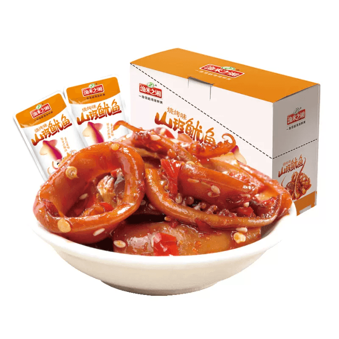 [중국 직배송] 유미의 샹산 귀요미 오징어 바비큐맛 14g*1팩