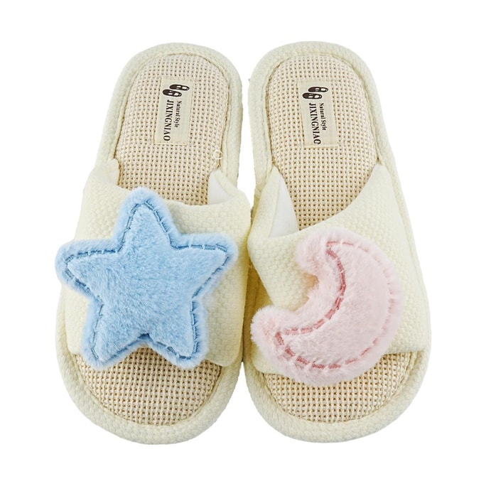 Slippers House Slides Star & Moon Size 37