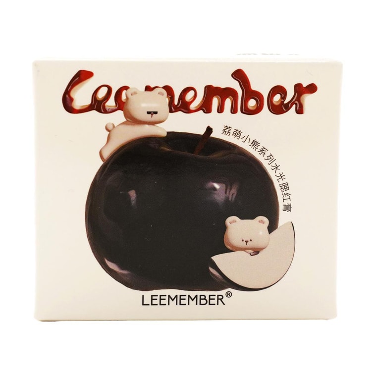 LEEMEMBER荔萌 小熊苹果系列 水光闪片腮红多用膏 高光修容脸部提亮 自然提气色 #LG10 黑钻果 细闪高亮浆果色 7