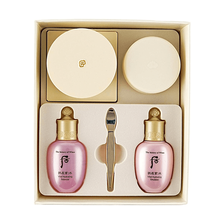 Royal Regina Energetic Recharging Cream Special Set, 1.7 fl. oz. + 1.7 fl. oz. Refill + Mini Skincare Set 3