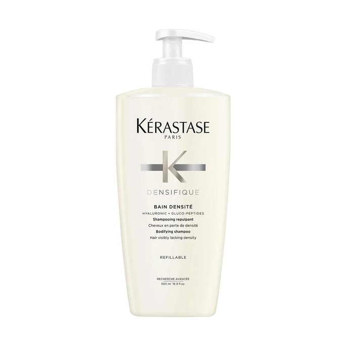 KÉRASTASE卡诗 白金蓬蓬瓶洗发露 赋活洗发水 无硅油 氨基酸 500ml 发根立体蓬盈 高颅顶 告别细软塌【秀发蓬蓬裙】