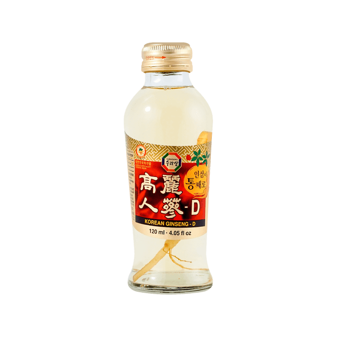 Korean Ginseng Drink - Sweet Herbal Beverage, 4.05fl oz