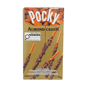 ポッキー アーモンドクランチ チョコレートビスケット スティック 1.45oz クランチー ナッティ スナック