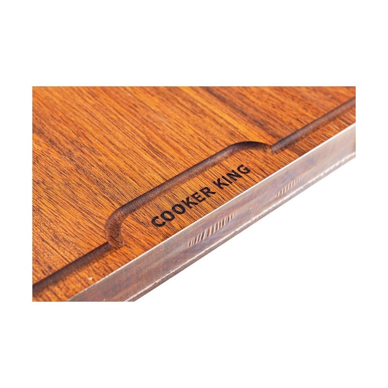 Planche à découper Cooker King Wangchu en bois de santal cristal noir, planche à hacher domestique, 17,7 × 11,8 × 1 pouce 3