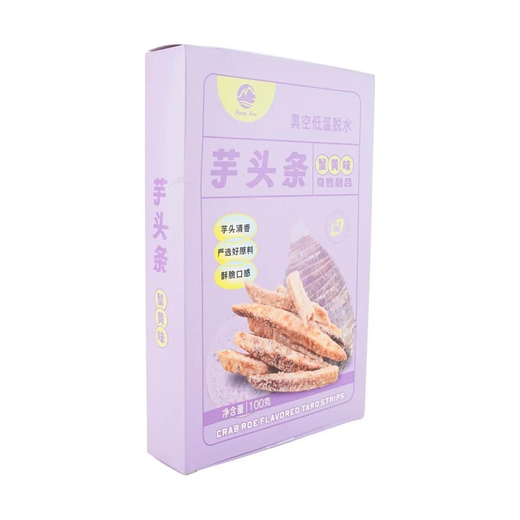 Crab Roe Flavor Taro Strips 3.52 oz 4