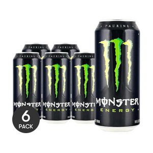 Monster Energy Drink Original, 16 fl oz *6【6 Pack】