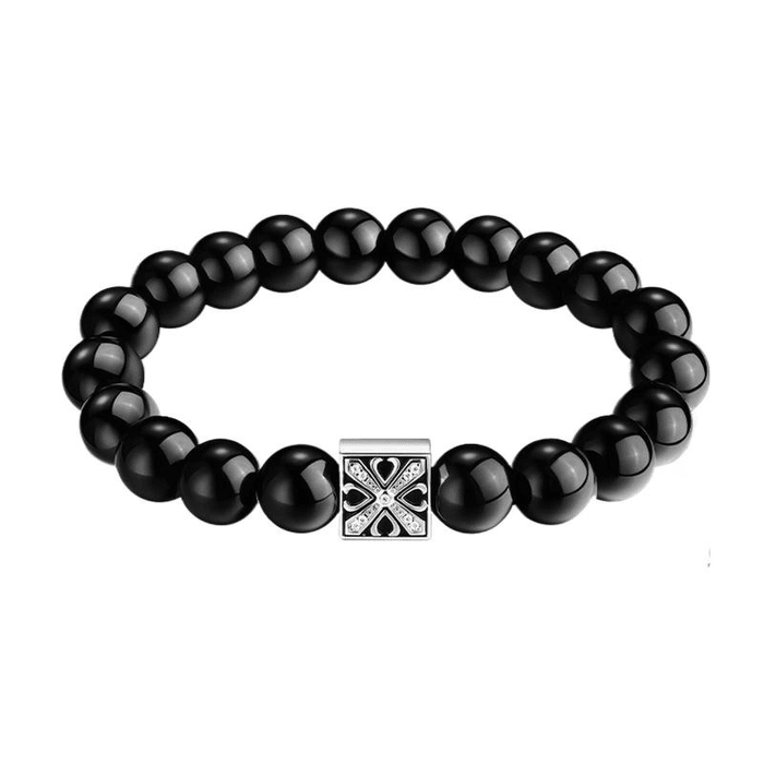 Guard Energy Couple Bracelet Obsidian 19cm*1piece