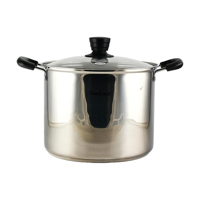 炊大皇 旺厨不锈钢高汤锅 加深煮锅 加厚锅底 26CM