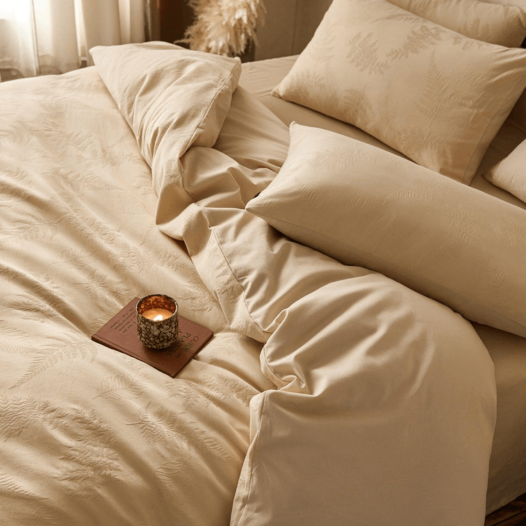 【中国直邮】 Lullabuy 谧语间纯棉床上四件套(床笠款)黄昏-Queen 3