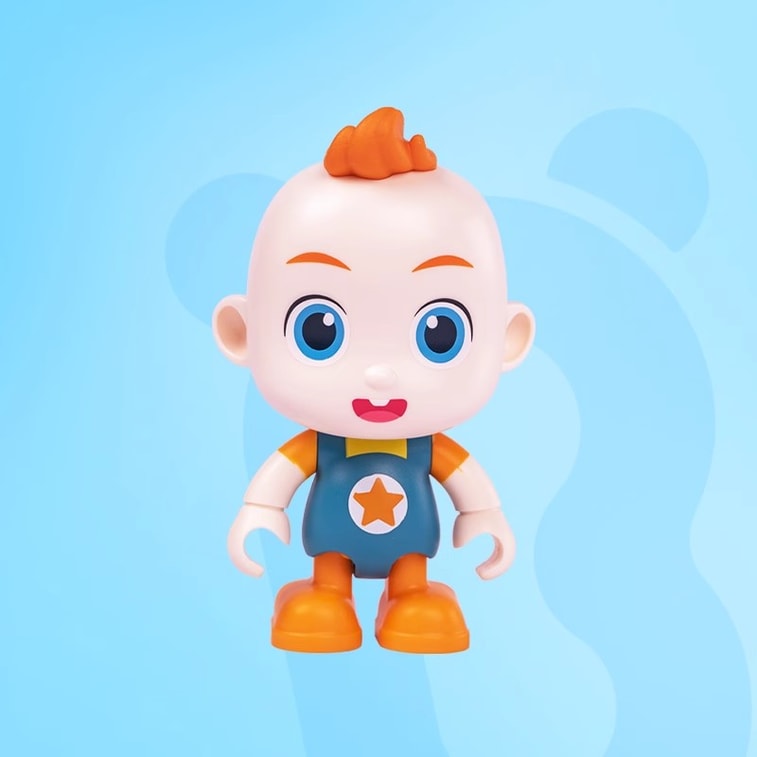 【中国直邮】 宝宝巴士 玩具积木手偶积木可爱迷你百搭益智早教教具 1个装 3