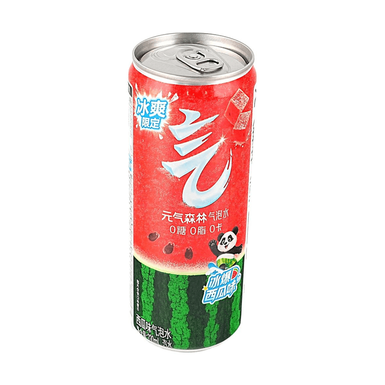 スパークリングウォーター、スイカアイス風味、11.16液量オンス×6缶【砂糖0、脂肪0、カロリー0】【夏季限定：ひんやり爽やか】 12