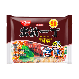 日本NISSIN日清 出前一丁 即食湯麵 五香牛肉口味 100g