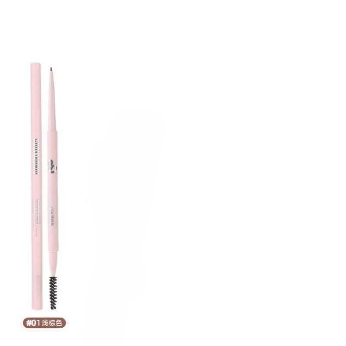 Guo Xiaoniu Double-ended Extremely Fine Eyebrow Pencil 01 Light Brown * 1 Piece
