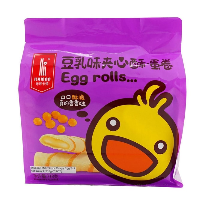 Soybean Milk Flavor Crispy Egg Roll 218g