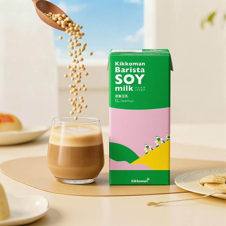 KIKKOMAN Kikkoman Barista Soy Milk, 33.81 fl oz【For Making Soy