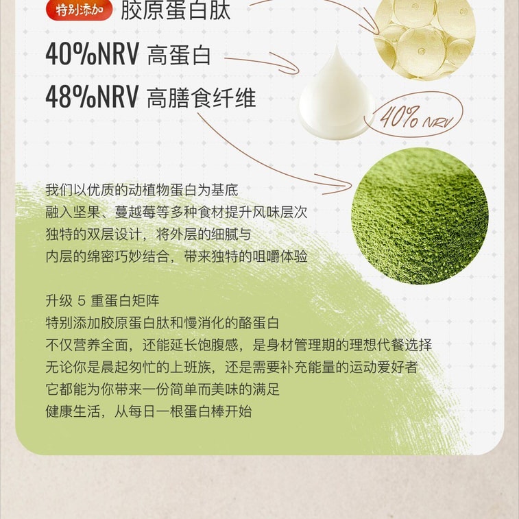 【中国直送】Keep Daily ダブルプロテインバー：ピスタチオダークチョコレート味 150g×1箱 + ケール味 150g×1箱 3