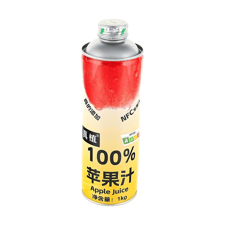 真植 100%苹果汁 1kg【配料干净0添加剂】【NFC果汁添加】 3