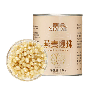 茶咖里 燕麦爆珠 即食罐头 850g【奶茶甜品小料】【香甜软糯 一口爆浆!】【大容量超值装】