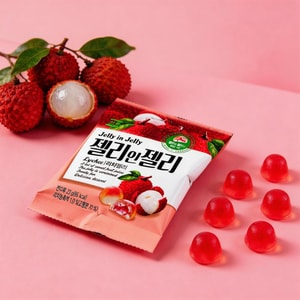 韩国SEOJU西洲 荔枝味夹心软糖 23g