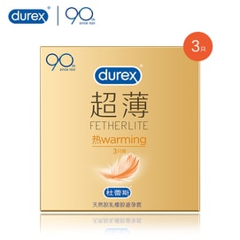 Durex Fetherlite Warming 3count*1box
