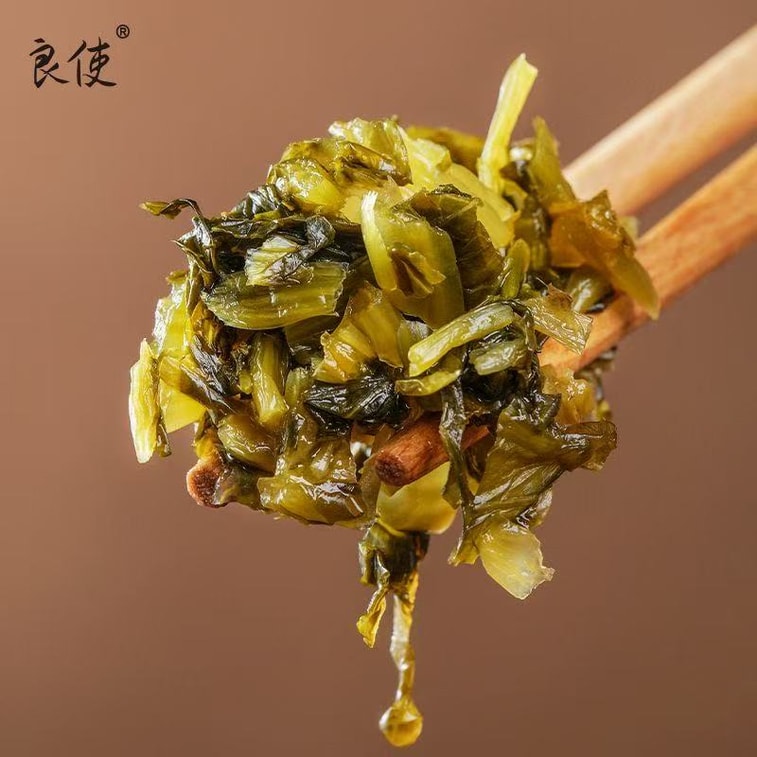 【中国直送】涼石漬け高菜 400g*、塩漬け野菜、漬物、そのまま食べられます、ご飯、饅頭、餃子、家庭用に最適（寧波産高菜漬け） 8