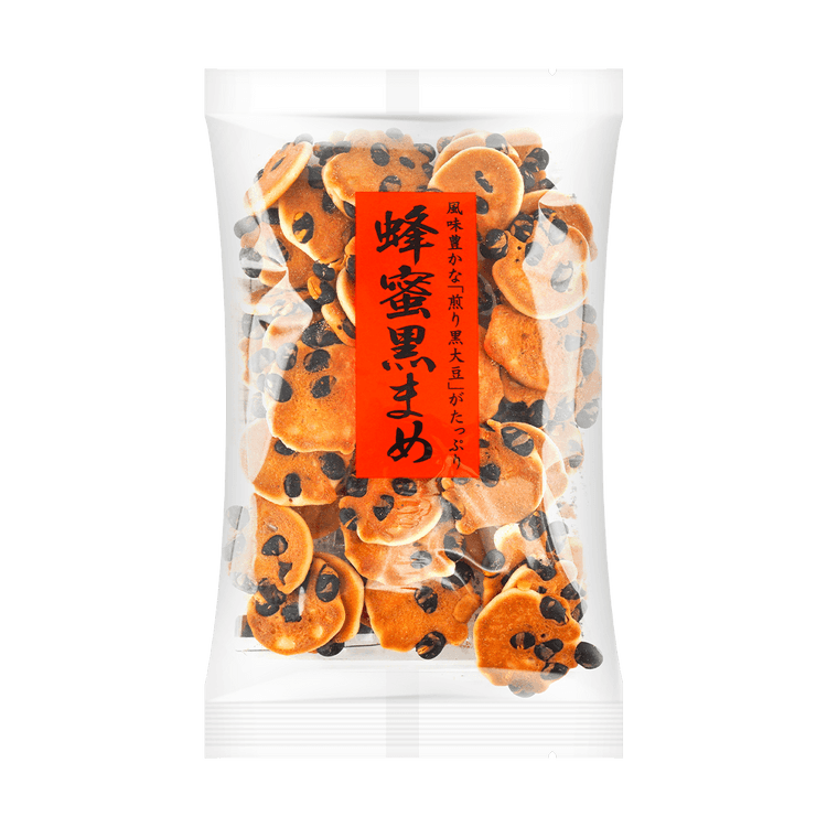 MATSUZAKI Japanese Honey Biscuit Cookies, With Black Bean, 4.59 oz