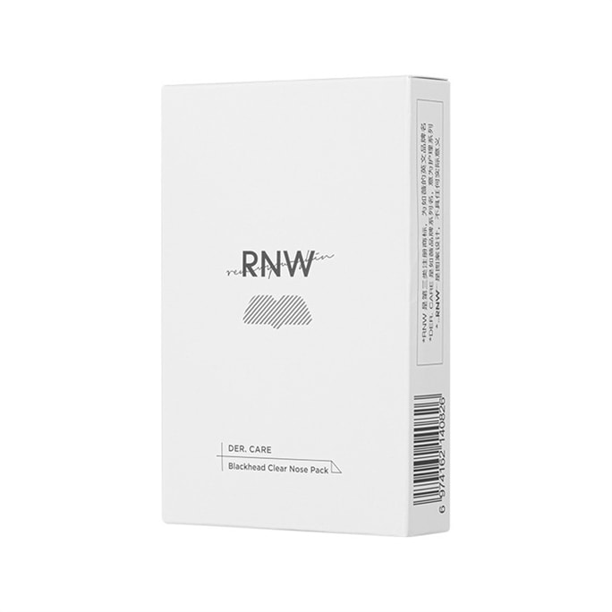 [중국 직배송] RNW/Ruwei (3박스 구매 권장) 블랙헤드 제거, 모공수축, 딥클렌징, 순한 남녀공용 코스트립, 5세트/박스