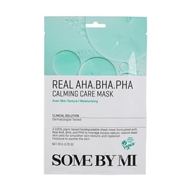 韓國SOME BY MI莎柏蜜 AHA-BHA-PHA三酸溫和去角質光滑面膜 一瓶精華面膜 20g 1片 溫和無刺激 純素認證 【舒緩鎮靜系列】