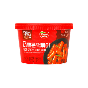 韩国DONGWON东远 即食炒年糕 韩式辣酱味 杯装 120g【微波加热3分钟即可】