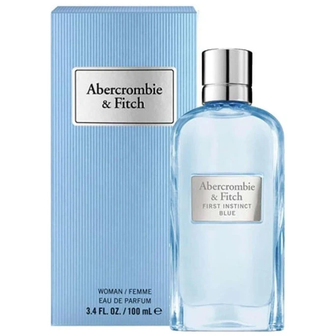 米国 Abercrombie & Fitch First Instinct Blue Perfume Women EDP 3.3 / 3.4 New In Box