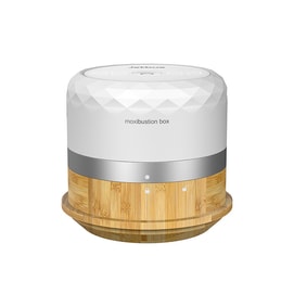 [중국 직송] Jetbus 뜸통, 휴대용 뜸 전자 훈증기, 뜸관, 무연 온열벨트(진주색)