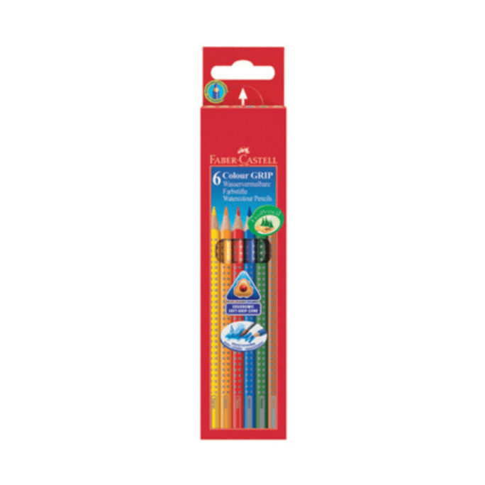 6-color Grip Pencil Set FABER-CASTELL  