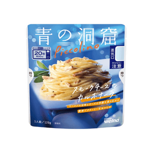【日本直邮】 日本 NISSIN 日清 日清 青之洞窟 意大利面酱 烟熏芝士风味培根口味 120g