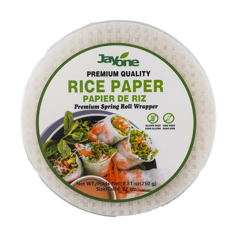 Rice Paper - Premium Spring Roll Wrapper, 8.7 in, 8.81 oz【Gluten Free, GMO Free】 9