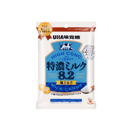 日本UHA悠哈 位味觉糖 特浓牛奶糖8.2 盐味牛奶糖 80g